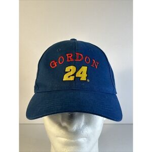 Vintage Jeff Gordon Hat Cap Snap Back Rainbow Warrior Nascar 24 DuPont